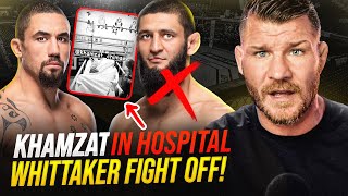 BISPING reacts Khamzat Chimaev HOSPITALIZED FORCED OUT Robert Whittaker FIGHT in Saudi Arabia [upl. by Naimaj]