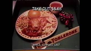 Swiss Chalet Christmas Festive Special Commercial 1991 [upl. by Eeldarb239]