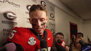 Carson Beck details his epic speech in front of team ahead of Tennessee game [upl. by Ellednahc]