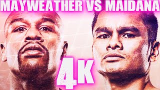 Floyd Mayweather Jr vs Marcos Maidana I Highlights 4K [upl. by Wilone]