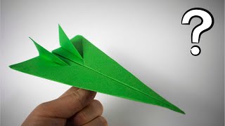 Papierflieger Falten Der Weit Fliegt  Beste Origami Flugzeug leicht [upl. by Heger506]