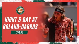 Night and Day at RolandGarros 1  RolandGarros 2023 [upl. by Nawk]