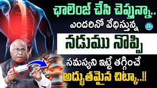 Back Pain Treatment Remedies And Causes  Dr CL Venkat Rao  iDream Health Talks [upl. by Oeak]