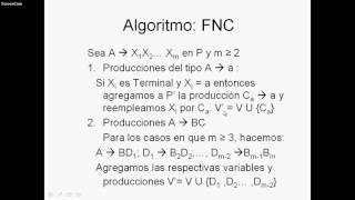 Ejemplo Forma Normal de Chomsky [upl. by Hessney570]