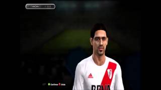 Face y Kits River Plate Para Pes 2013 2015 [upl. by Cissie]