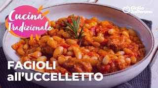 FAGIOLI allUCCELLETTO  RICETTA TOSCANA della TRADIZIONE CONTADINA😋 [upl. by Enined850]