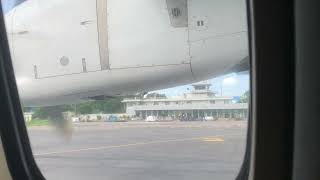 Novoair ATR 72 500 Takeoff from Shah Makhdum International Airport Rajshahi [upl. by Marlee]