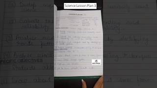 Science Lesson Plan ytshorts shorts ranitacoachingcentre [upl. by Inoj]