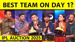 🔴DAY 1 IPL AUCTION SUMMARY RCB SMART PICKS BEST XI FOR CSK amp MI DELHI PUNJAB SRH LSG SOLID TEAMS [upl. by Oiramaj]