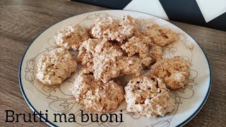 BISCOTTI BRUTTI MA BUONI RICETTA FACILE E VELOCE [upl. by Adiarf759]