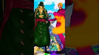 Roronoa Zoro 🆚 Vinsmoke Sanji shortsvideo onepiece anime [upl. by Ayekim]