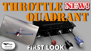 New Throttle Quadrant designed for your GA Aircraft  Tested on A2A Comanche 250  Authentikit [upl. by Birgitta921]