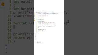 43 Learn C Programming  how to print right angle triangle  patterns  CppBuzzcom [upl. by Tnomel]