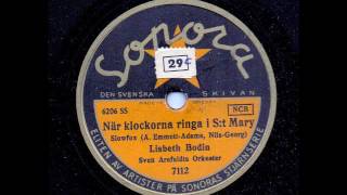 LISBETH BODIN  NÄR KLOCKERNA RINGA I ST MARY [upl. by Llehcnom]