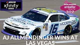 AJ Allmendinger Wins At Las Vegas [upl. by Atterrol]