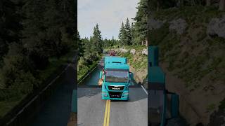 Man truck vs Wooden Bridge [upl. by Oinafipe]