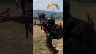 How to learn paragliding 🪂🪂paraglidinglanding viralshorts exploreyoutube [upl. by Thorsten]