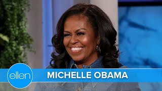 Michelle Obama shows off dance moves on Ellen [upl. by Ennairac736]