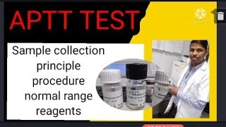 APTT TEST  APTT blood test II aptt kya hai APTT normal range [upl. by Ydnil730]