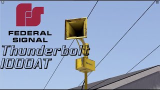 Manual Activation Federal Signal Thunderbolt 1000T  Alert Attack amp 2X Growl  Mead County Roblox [upl. by Selhorst]