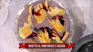 Risotto al vino rosso e casera  È sempre mezzogiorno  27112023 [upl. by Anceline748]