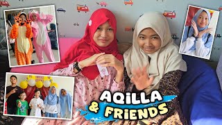 Aqilla amp Friends  Language Fair Di Sekolahku 🤣 Aqillas Diary [upl. by Cyler]