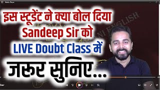 LIVE English Doubt Class By Sandeep Kesarwani Sir  Sankalp Foundation Batch  SSC CGL CHSL MTS [upl. by Adiazteb998]