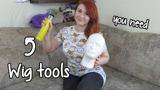 5 narzędzi do stylizacji perukktórych POTRZEBUJESZ  Wig tools you NEED [upl. by Yesnek]