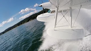 Grumman G44 Widgeon Takeoff  Salt Spring Island BC [upl. by Paolina]