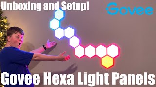 A BETTER Version of Nanoleaf Smart Tiles  Govee Glide Hexa Unboxing and Setup [upl. by Fillbert]