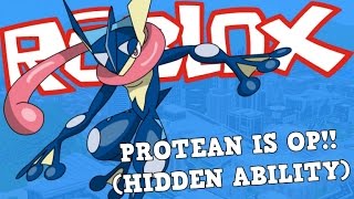 PROTEAN HIDDEN ABILITY GRENINJA IS OP  Roblox Pokemon Brick Bronze [upl. by Meggs]