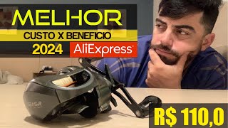 ⚠️ ARREMESSA MUITO  A MELHOR CARRETILHA DO ALIEXPRESS EM 2024 DIFÍCIL DE SER SUPERADA REVIEW [upl. by Desberg336]