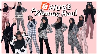 HUGE SHOPEE PYJAMAS HAUL  Shopee Malaysia [upl. by Dloniger684]