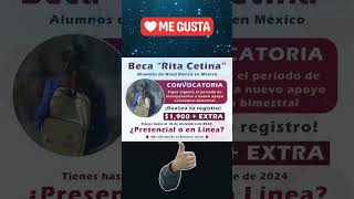 📌🚨Beca Rita Cetina Incorporación para alumnos de secundaria presencial ¿Quiénes tienen que acudir [upl. by Eshman]