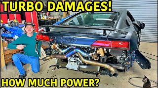 Rebuilding A Wrecked 2020 TWIN TURBO Audi R8 Part 3 [upl. by Gnoud]