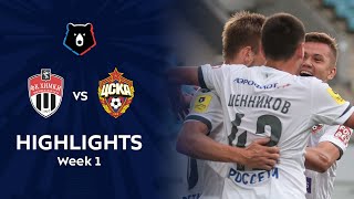 Highlights FC Khimki vs CSKA 02  RPL 202021 [upl. by Leehar]