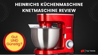 HEINRICHS Küchenmaschine I Knetmaschine HKM 8078 Review [upl. by Chuah806]