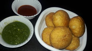 How to make aloo matar kachori आलू मटर की खस्ता कचोरी कैसे बनाएं [upl. by Comethuauc50]