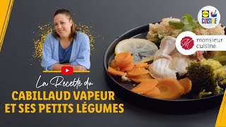 Cabillaud vapeur et ses petits légumes  Lidl Cuisine [upl. by Enad]