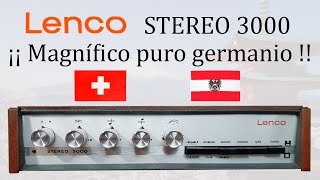 ¡¡ Fantástico  amplificador vintage de germanio Lenco Stereo 3000 Germanium vintage amplifier [upl. by Aduhey]