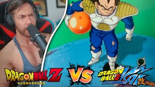 Vegeta amenaza a Gohan  Reacción comparación doblajes Dragon Ball Z Kai Castellano 12 [upl. by Enohsal]