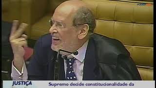 Voto do ministro Sepúlveda Pertence em julgamento sobre a cláusula de desempenho em 2006 [upl. by Zobkiw]