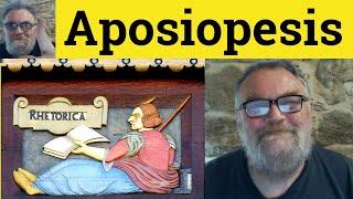 😎Aposiopesis Meaning  Aposiopesis Defined  Aposiopesis Examples Aposiopesis Definition Aposiopesis [upl. by Aduhey]