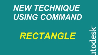 AutoCAD 2007 TUTORIALS 7 Rectangle [upl. by Drof]