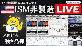 FX実践解説、ISM非製造業指数「米国景気後退は望めない」（2024年11月5日 [upl. by Wershba234]