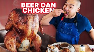 Dave Chang makes BEER CAN CHICKEN the wrong way and it’s so good [upl. by French546]