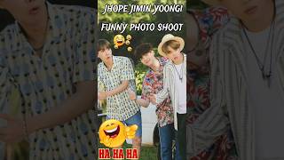 Jhope JIMIN yoongi funny photo shoot 😁 BTS funny Hindi dubbing shorts trending bts [upl. by Trudi]