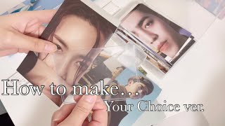 アルバム封筒の作り方  Your Choice ver  自作グッズ [upl. by Nelac]