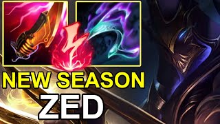 LOL CN BEST ZED  Fanren Zed vs Ahri Master  Challenger Zed Gameplay S1422 [upl. by Aiuqram657]