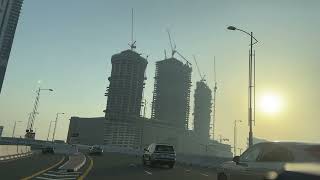 Furjan to Palm Jumeirah  DUBAI 4K drive [upl. by Tracee]